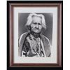 Image 1 : Framed Photograph Of An Old Navajo Indian