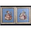 Image 1 : Turner Lithograph Pair Victorian Lady In Pink