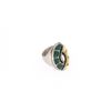 Image 1 : 1930-40's Zuni Hummingbird Malachite MOP Ring