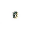 Image 2 : 1930-40's Zuni Hummingbird Malachite MOP Ring