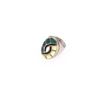 Image 3 : 1930-40's Zuni Hummingbird Malachite MOP Ring