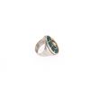 Image 8 : 1930-40's Zuni Hummingbird Malachite MOP Ring