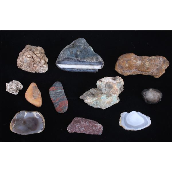 Collection Of Crystals, Stones & Polished Rocks