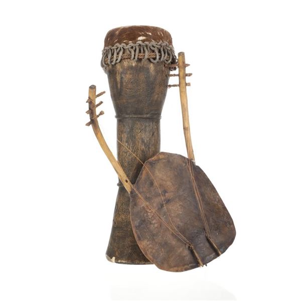 Primitive African Musical Instrument Collection