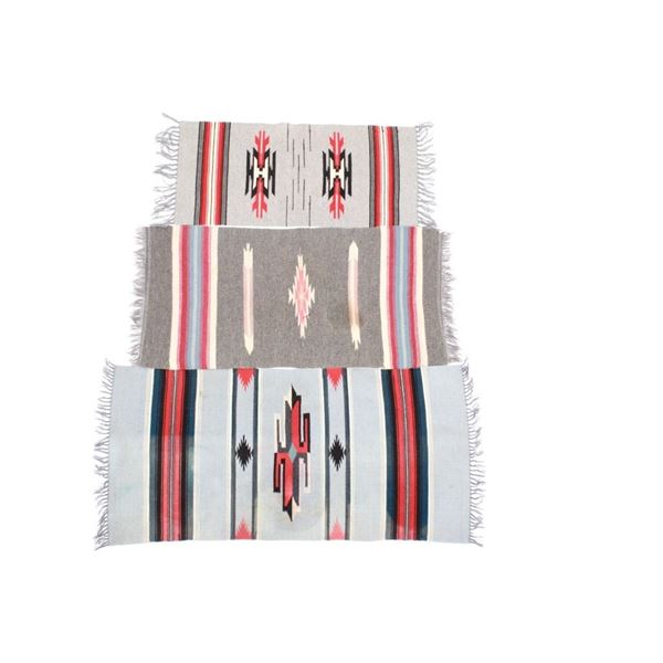 Zapotec Medallion Saltillo Salesman Sample Rugs