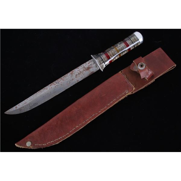 WWII Era Drop Straight Back Fighting Knife c. 1945