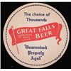 Image 8 : Great Falls Beer Coasters C. Mid 1900's