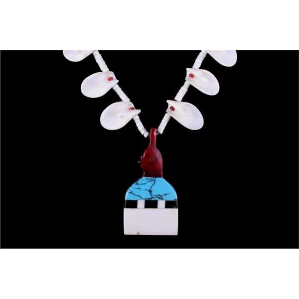 1950-70's Santo Domingo Thunderbird Necklace