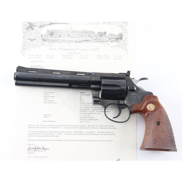 Colt Diamondback 22LR SN: R39861