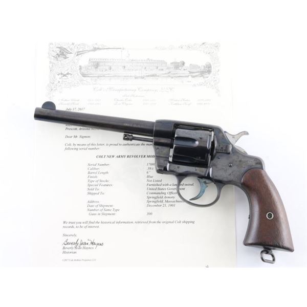 Colt 1901 New Army 38cal SN: 170897