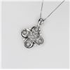 Image 2 : Sensational Fine 18 karat Diamond Pendant