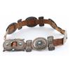 Image 3 : Navajo Sterling & Turquoise Concho Belt
