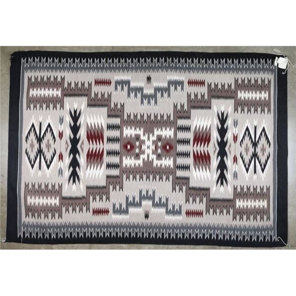 Navajo Rug with Storm Pattern