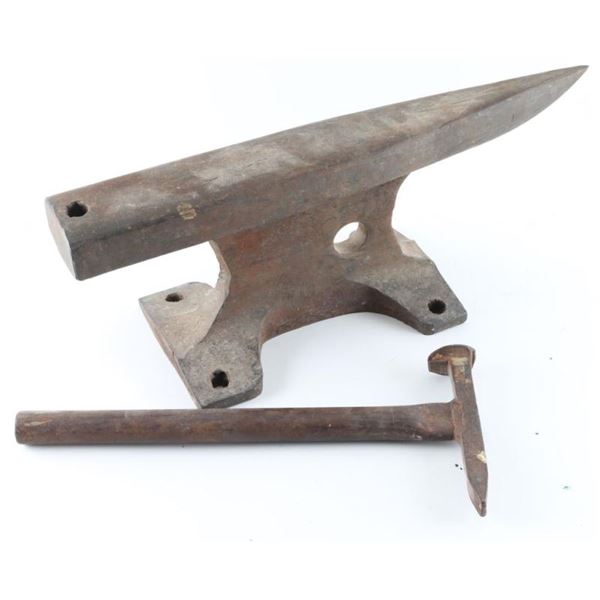 Antique Anvil & Hammer