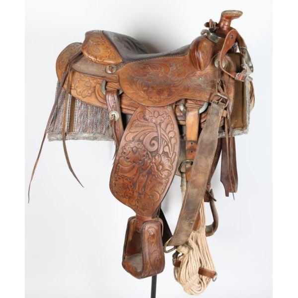 Western Tooled Saddle