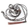 Image 2 : Leather Reigns accented with sterling beads
