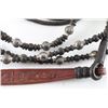 Image 3 : Leather Reigns accented with sterling beads