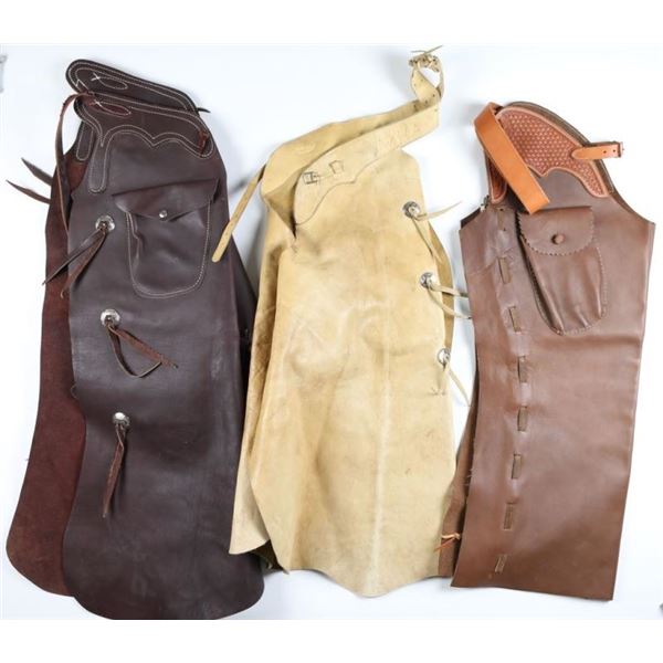 Lot of (3) Sets of Chaps