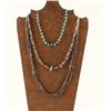 Image 1 : Lot of 3 Navajo Turquoise Necklaces