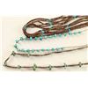 Image 2 : Lot of 3 Navajo Turquoise Necklaces