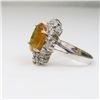 Image 4 : Gorgeous Yellow Sapphire and Diamond Ring