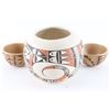 Image 2 : Lot of 3 Polychrome Pots