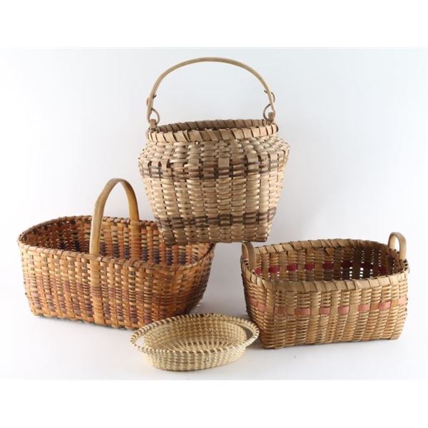 Lot of 4 Baskets