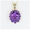 Image 1 : Beautiful Large Purple Amethyst Pendant