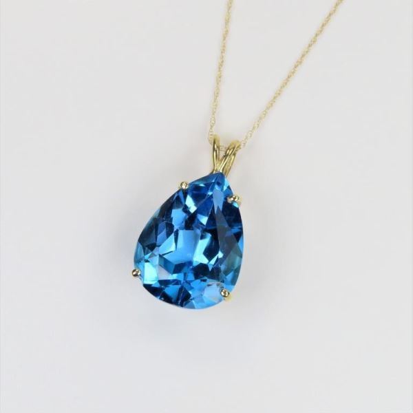 Vibrant Topaz Pendant