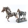 Image 1 : Lot of 2 Horse Statues
