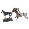 Image 2 : Lot of 2 Horse Statues