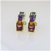 Image 1 : Vibrant 18 karat Multi-Colored Gemstone