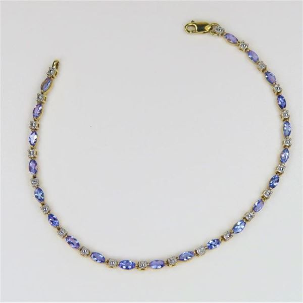 Lovely Tanzanite Accent Bracelet