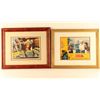 Image 1 : Lot of 2 Framed Movie Advertisers