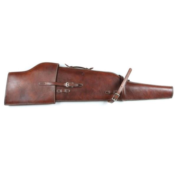 Leather Gun Case for Scoped Rifle