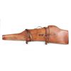 Image 1 : Leather Gun Case for Scoped Rifle