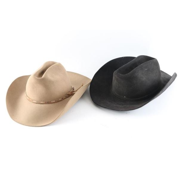 Lot of 2 Cowboy Hats