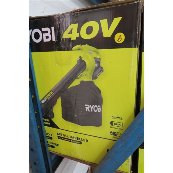 Ryobi 40V Cordless Leaf Vacuum