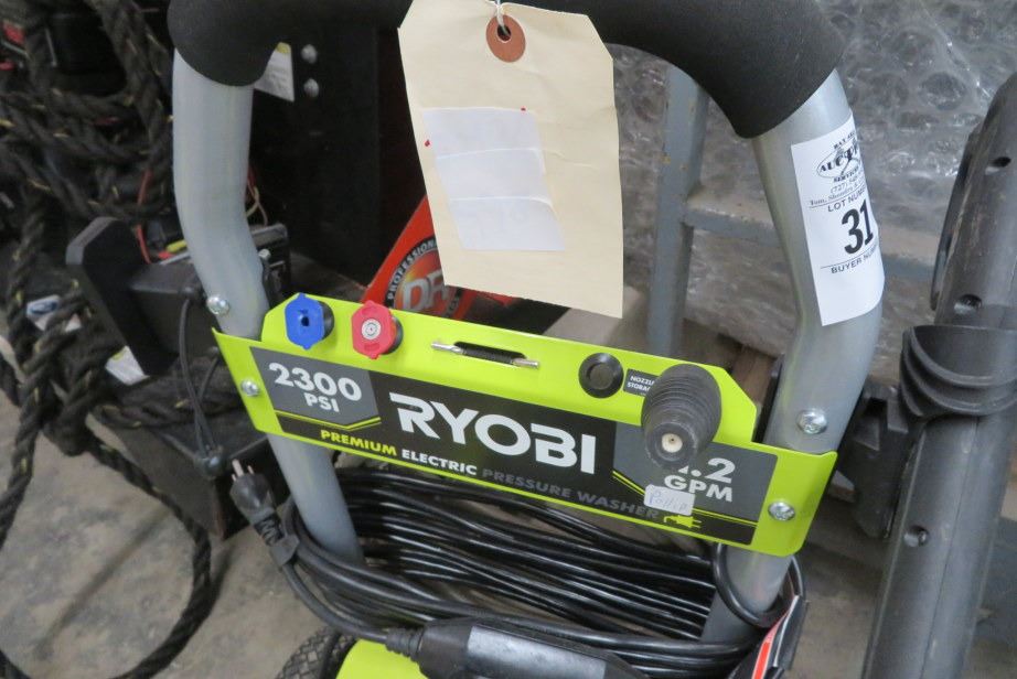Ryobi 2300 PSI Electric Pressure Washer w/Soap Dispenser