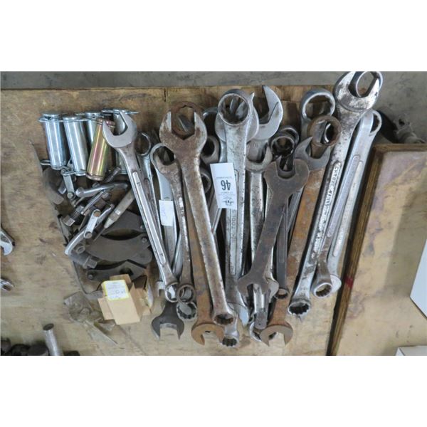 Lot of Open End Wrenches