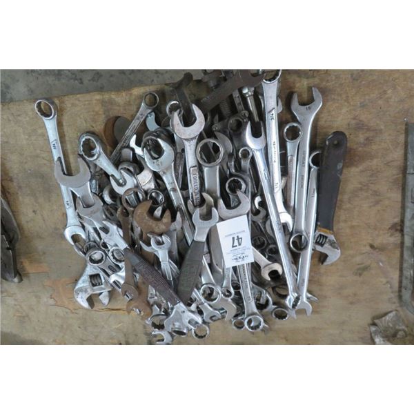 Lot of Crescent & Open End Wrenches