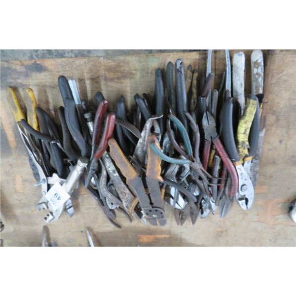 Lot of Pliers & Wire Strippers