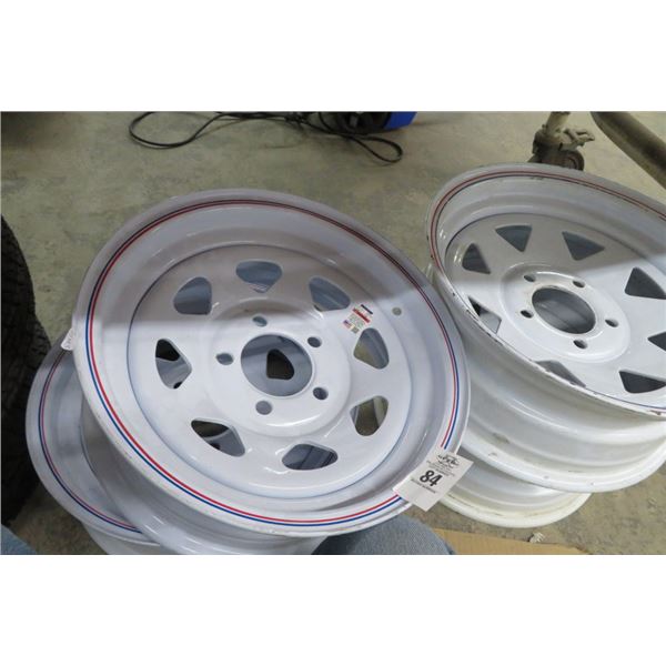 4-New & Used 14" Trailer Rims - 4 X $