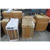 Image 1 : Lot of Hampton Bay Oak Cabinets