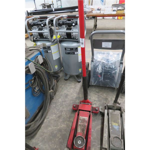 Pittsburgh Red Hydraulic Floor Jack - 3 Ton