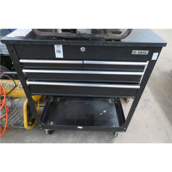 US General 4-Drawer Tool Cart