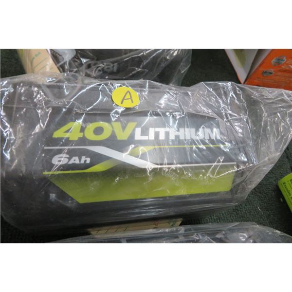 Ryobi 40V Lithium 6ah Battery