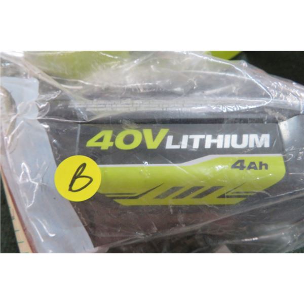 Ryobi 40V Lithium 4ah Battery