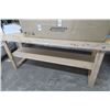 Image 1 : Wood Work Bench w/Undershelf