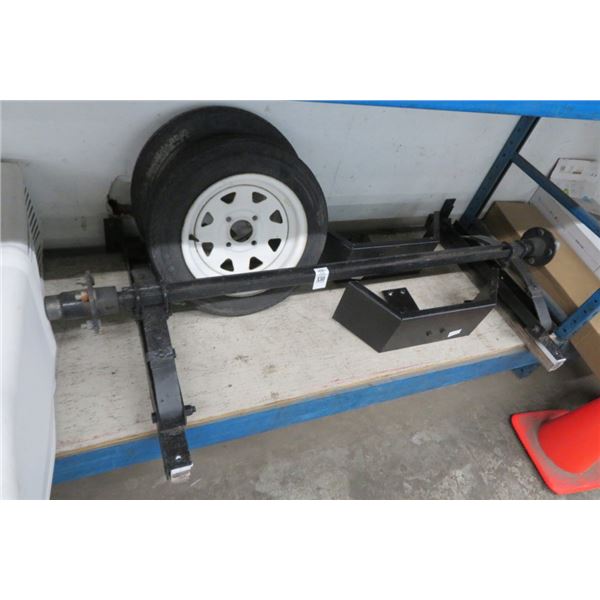 Trailer Axle, Wheel Wells & Tires